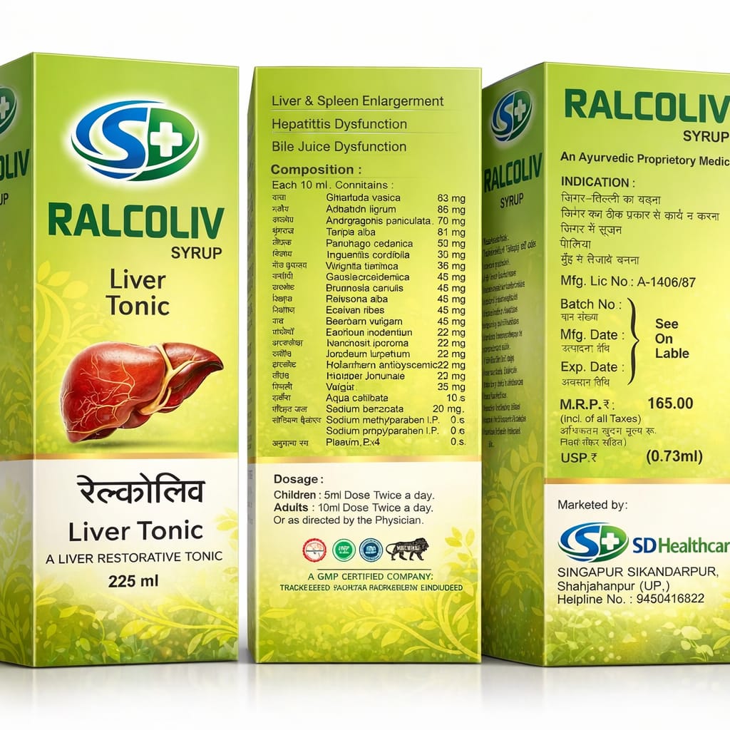 RALCOLIV SYRUP 225 ML